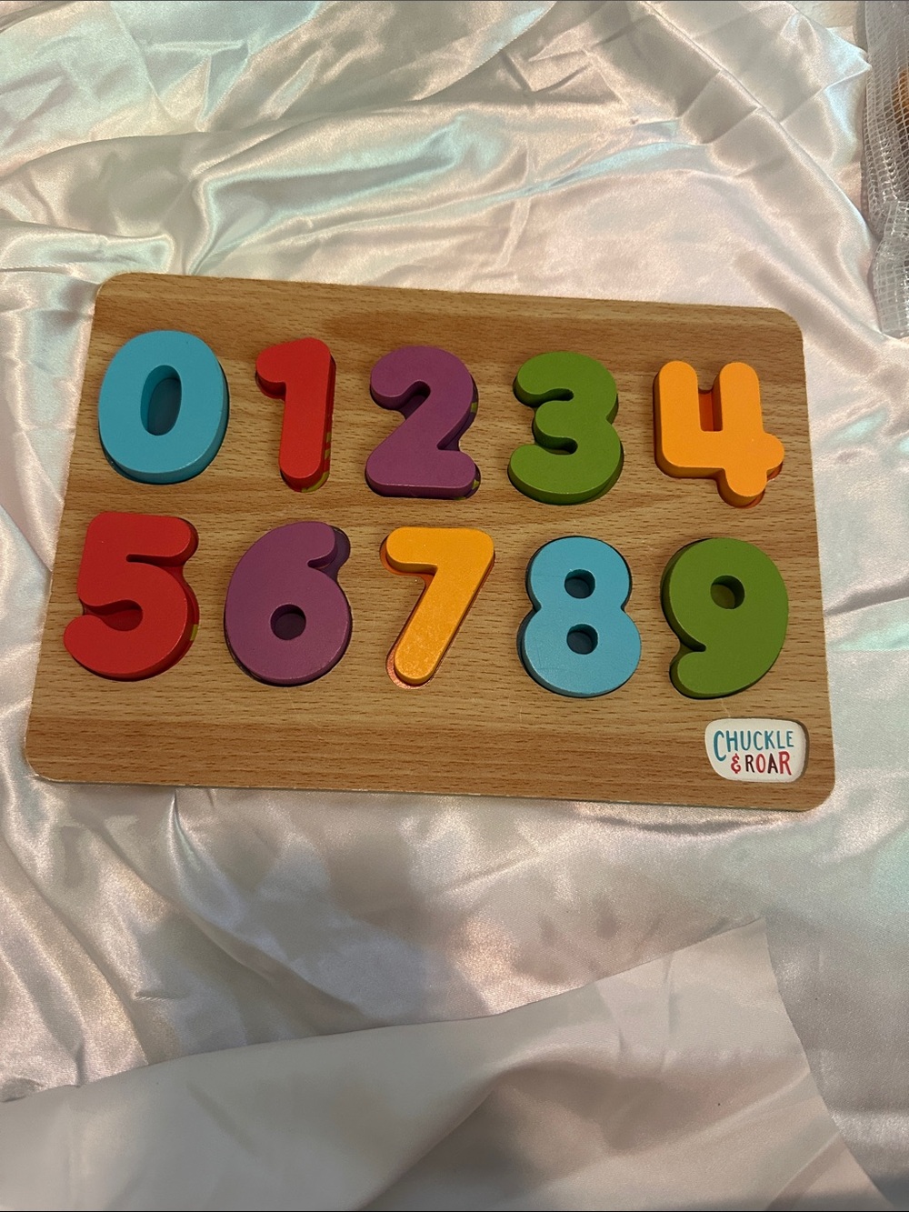 Chuckle & Roar ABC’s & 123s Wood Kids
Puzzle Set 36pc